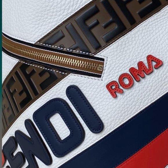 Fendi Roma 2019 White Leather Backpack main image 12
